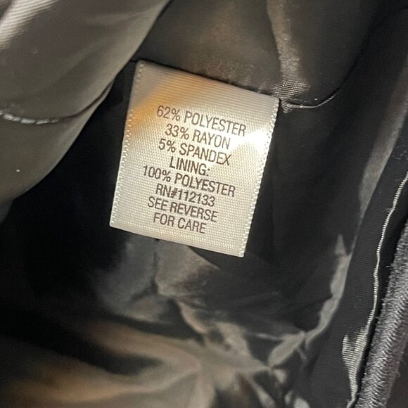 Apt. 9 Women’s Black Blazer Jacket Size 18W Career Office Classic - Picture 3 of 8